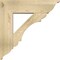 Ekena Millwork Olympic Traditional Rough Sawn Bracket w/ Offset Brace, Douglas Fir, 8"W x 28"D x 28"H BKT0806X28X28OLY01RDF - alternate 4